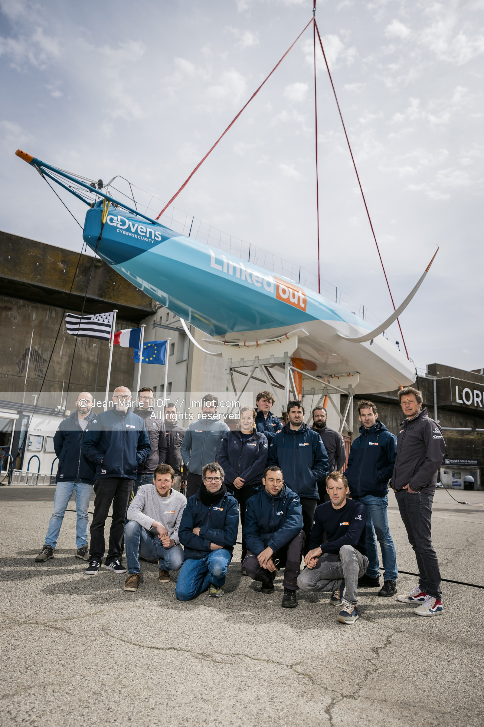 THOMAS RUYANT 2022 - MISE A L’EAU IMOCA LINKEDOUT