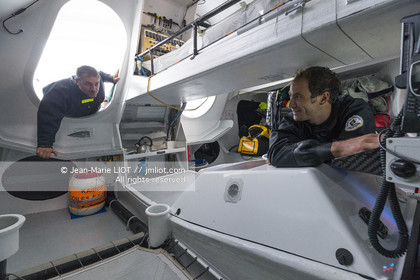 SAILING - TRANSAT JACQUES VABRE 2017 - FENETREA MIX BUFFET - ERWAN LE ROUX - VINCENT RIOU