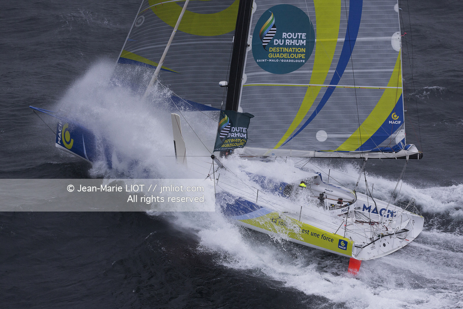 IMOCA - MACIF 2014 - BI RHUM AERIAL