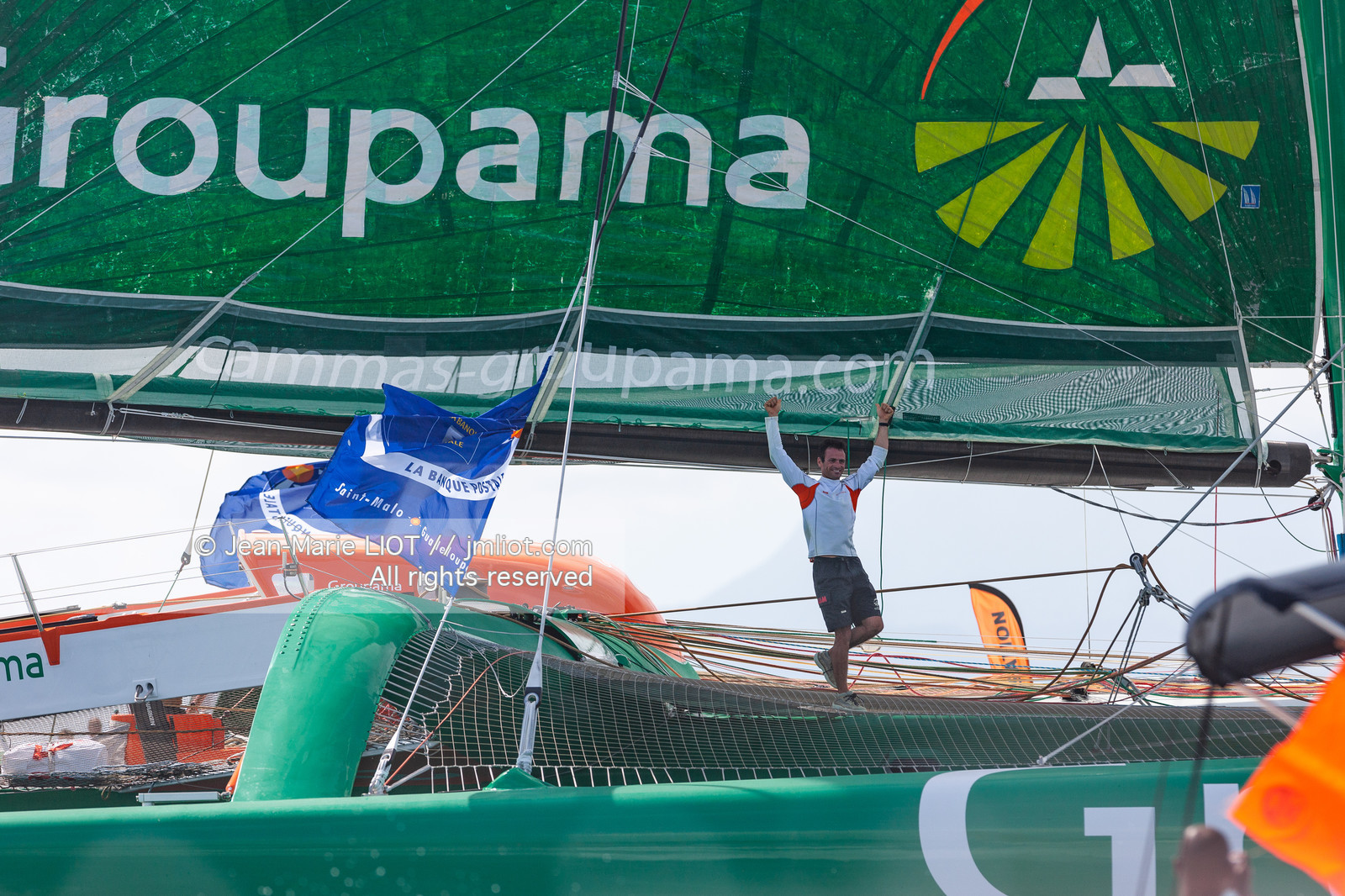 ROUTE DU RHUM 2010 - FRANCK CAMMAS - ARRIVEE