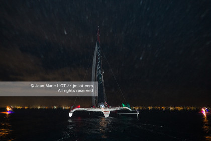 FRANCIS JOYON - ROUTE DU RHUM 2018 - ARRIVEE