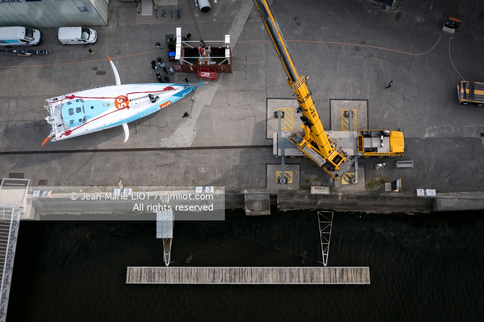 THOMAS RUYANT 2022 - MISE A L’EAU IMOCA LINKEDOUT