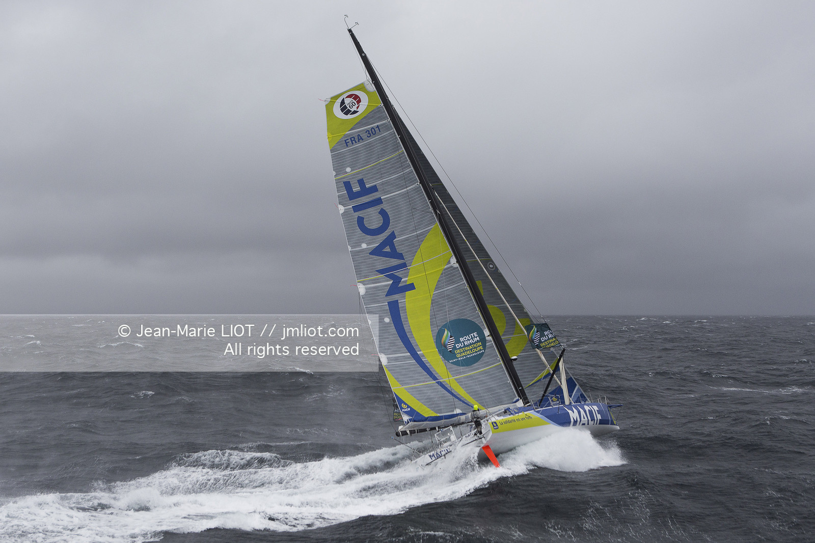 IMOCA - MACIF 2014 - BI RHUM AERIAL