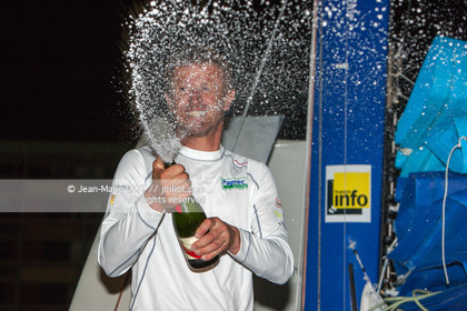 ROUTE DU RHUM 2010 - ARRIVEE DE JEAN - PIERRE DICK