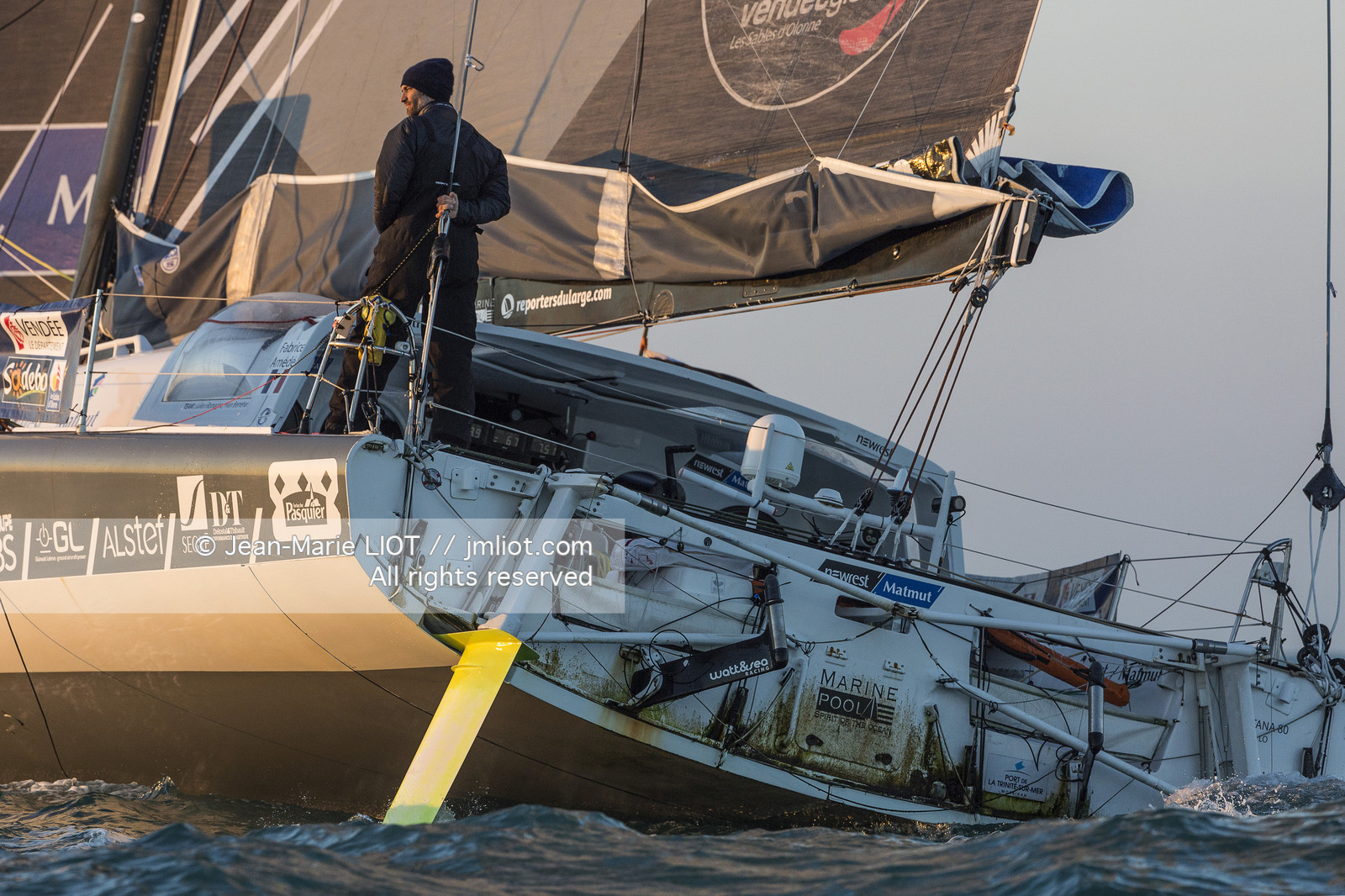 VENDEE GLOBE 2016-2017 - FABRICE AMEDEO - NEWREST-MATMUT - ARRIVEE