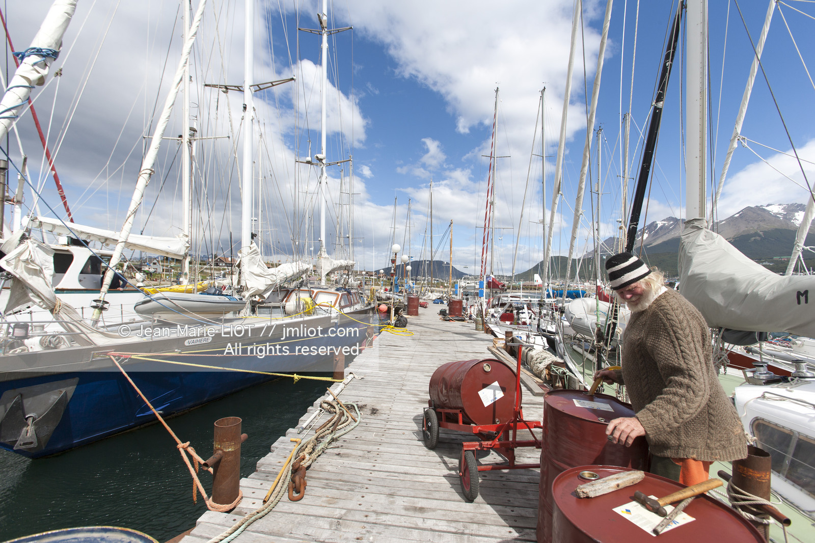Ushuaia, Terre de Feu est la ville la plus australe du globe.Située à la pointe de l'Argentine cette province est la porte de l'antartique.photo © Jean-Marie Liot.