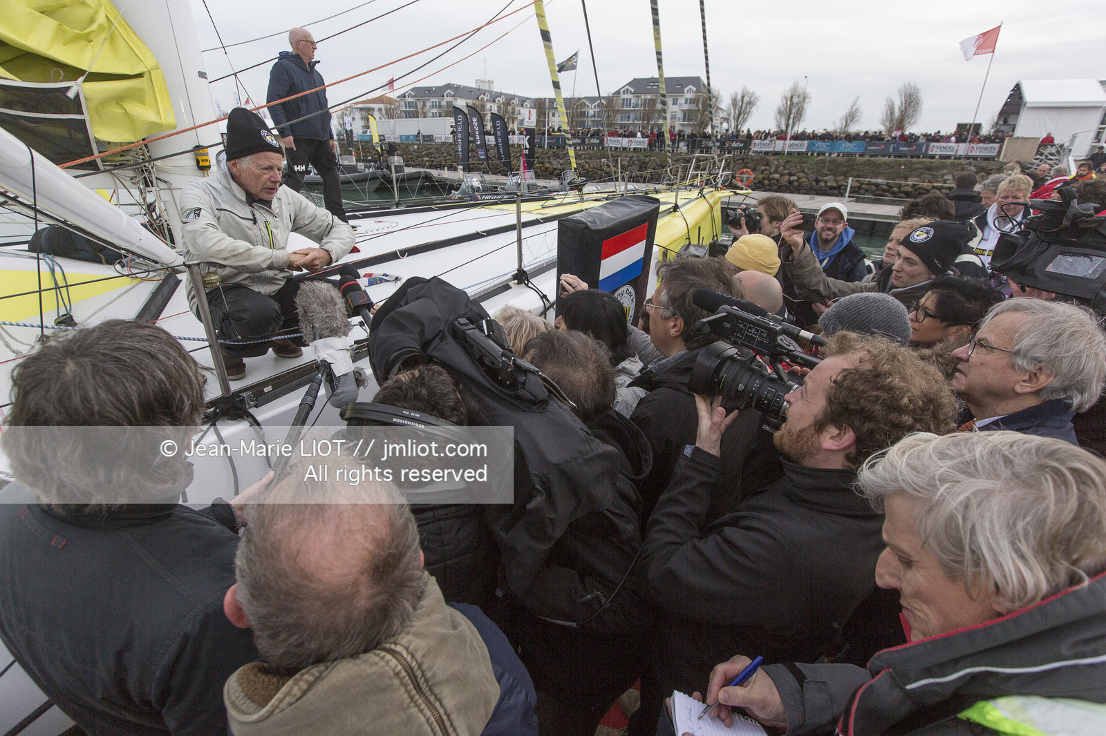 VENDEE GLOBE 2016-2017 - PIETER HEEREMA - NO WAY BACK - ARRIVEE