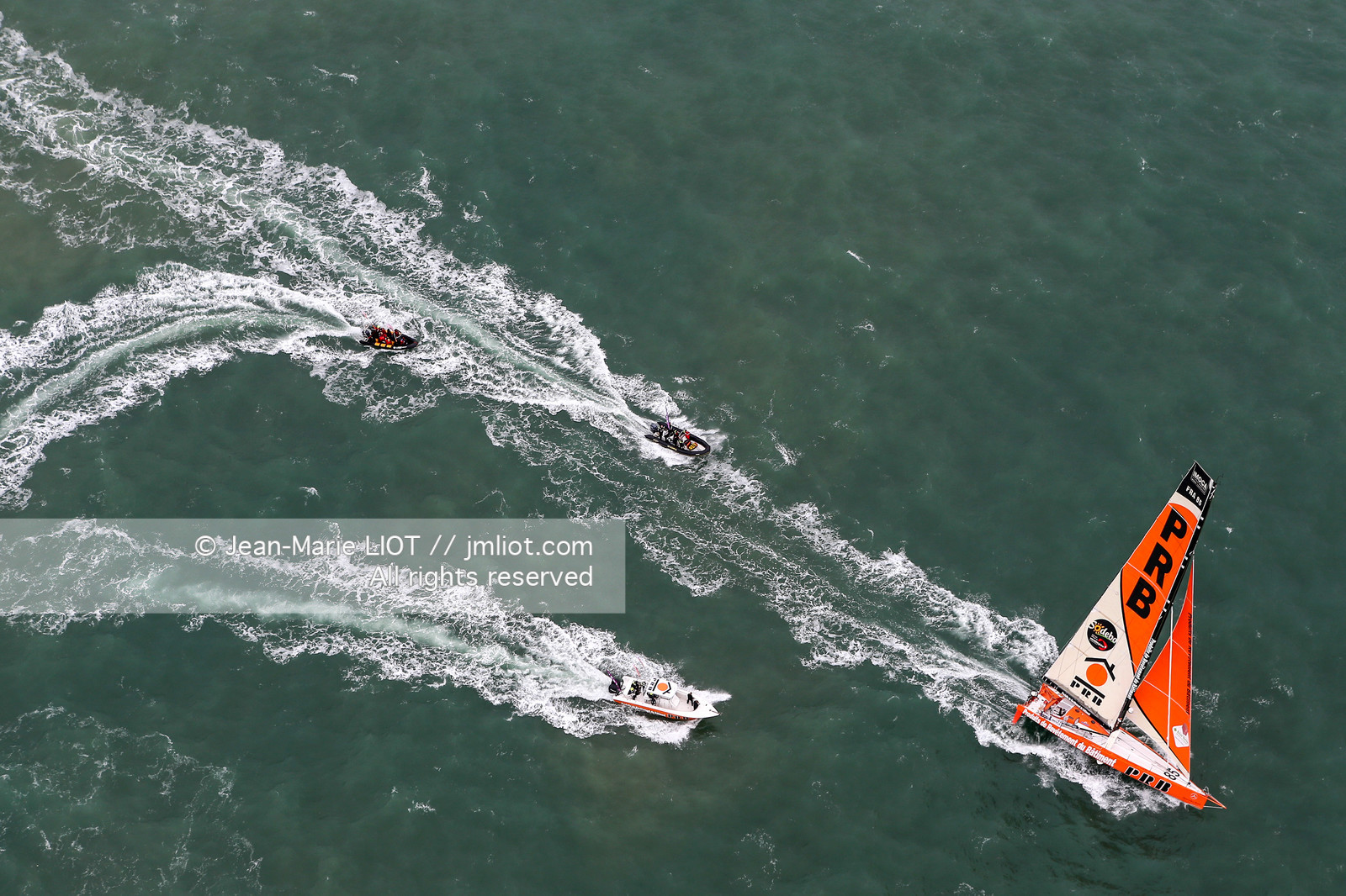 VENDEE GLOBE 2012-2013 - DEPART- JEAN-MARIE LIOT DPPI