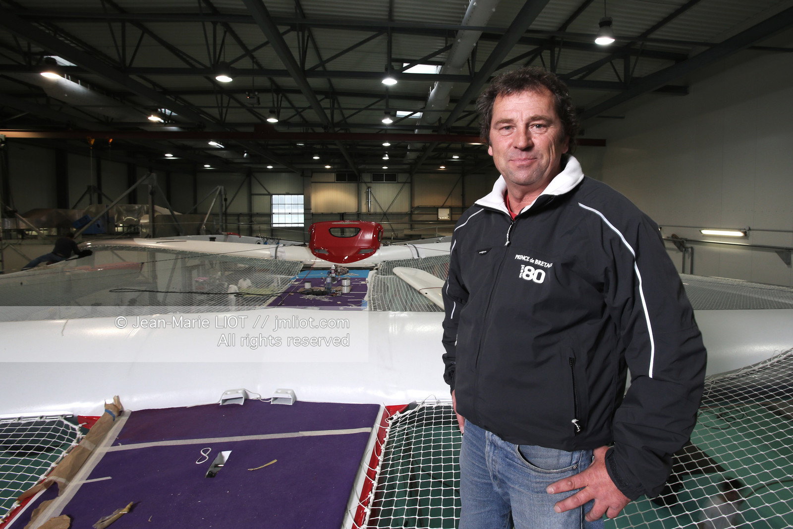 SAILING - MAXI 80 PRINCE DE BRETAGNE - SHIPYARD