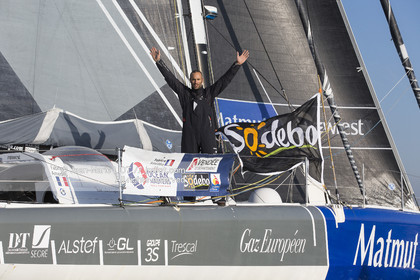 VENDEE GLOBE 2016-2017 - FABRICE AMEDEO - NEWREST-MATMUT - ARRIVEE