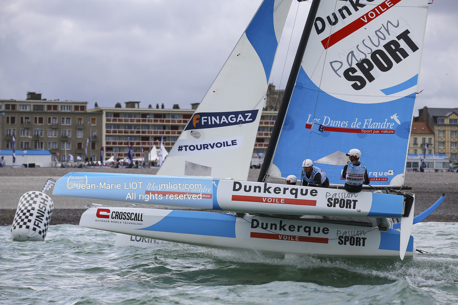 Tour Voile 2018, acte de Dieppe, le 10 juillet 2018..Photo : Jean-Marie LIOT   ASO