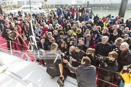 VENDEE GLOBE 2016-2017 - FABRICE AMEDEO - NEWREST-MATMUT - ARRIVEE