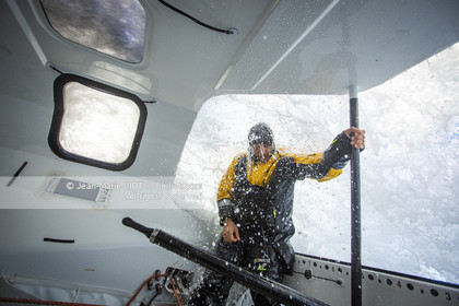 FABRICE AMEDEO ET ERIC PERON - TRANSAT JACQUES VABRE 2019 - A BORD