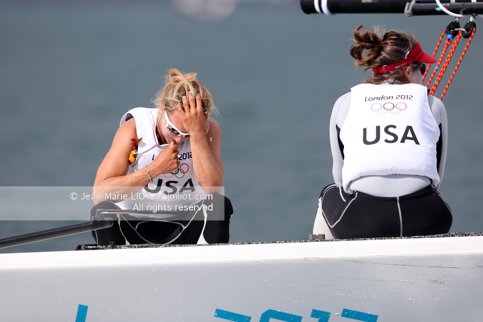 LONDON 2012 - SAILING - COURSE ELLIOTT 6M WOMEN.