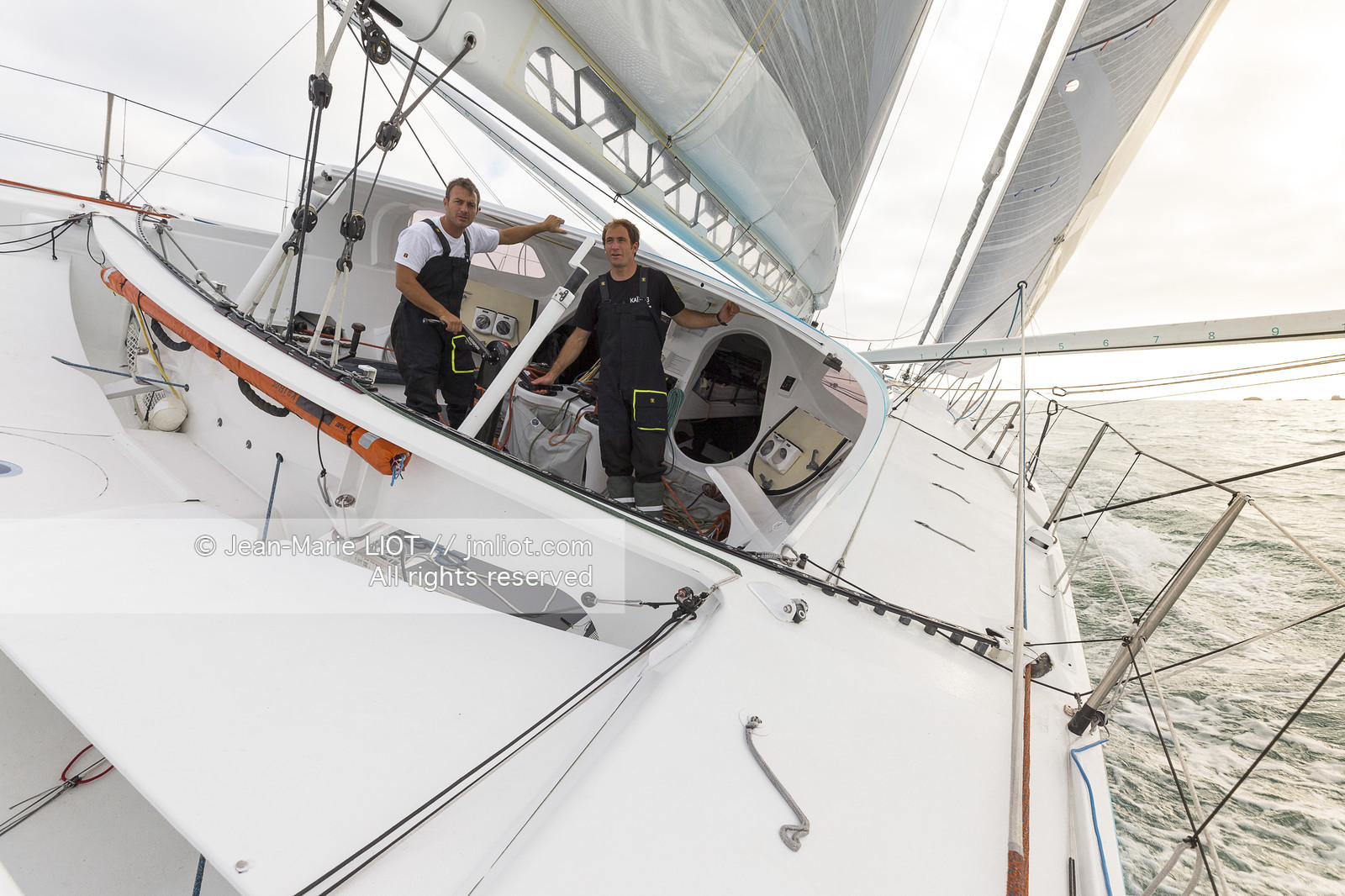 SAILING - TRANSAT JACQUES VABRE 2017 - FENETREA MIX BUFFET - ERWAN LE ROUX - VINCENT RIOU