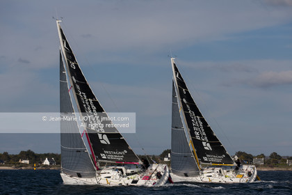 FIGARO BRETAGNE CREDIT MUTUEL 2017 - SEBASTIEN SIMON ET PIERRE RHIMBAULT