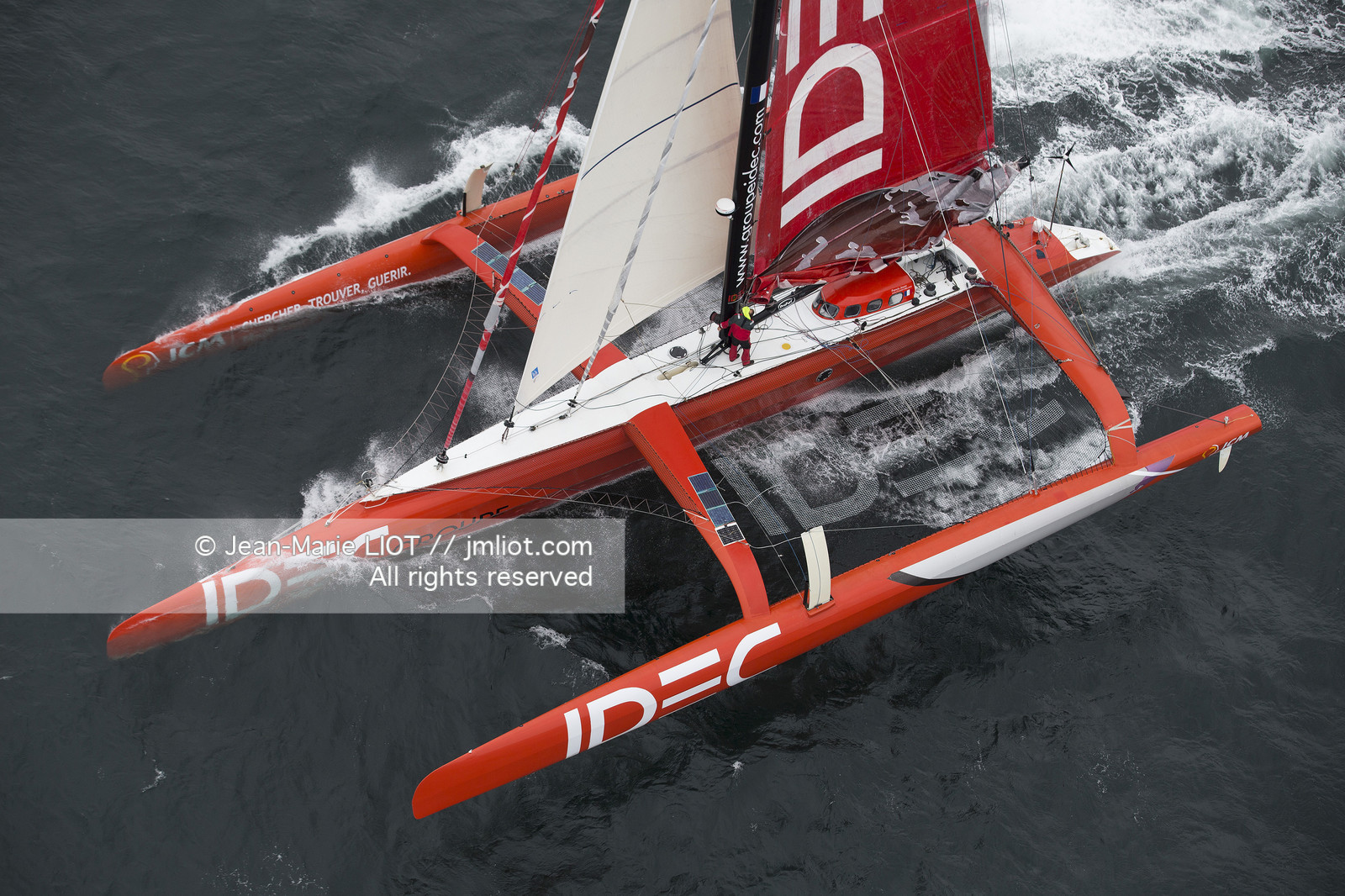 SAILING - NORTH ATLANTIC MULTI SOLO RECORD 2013