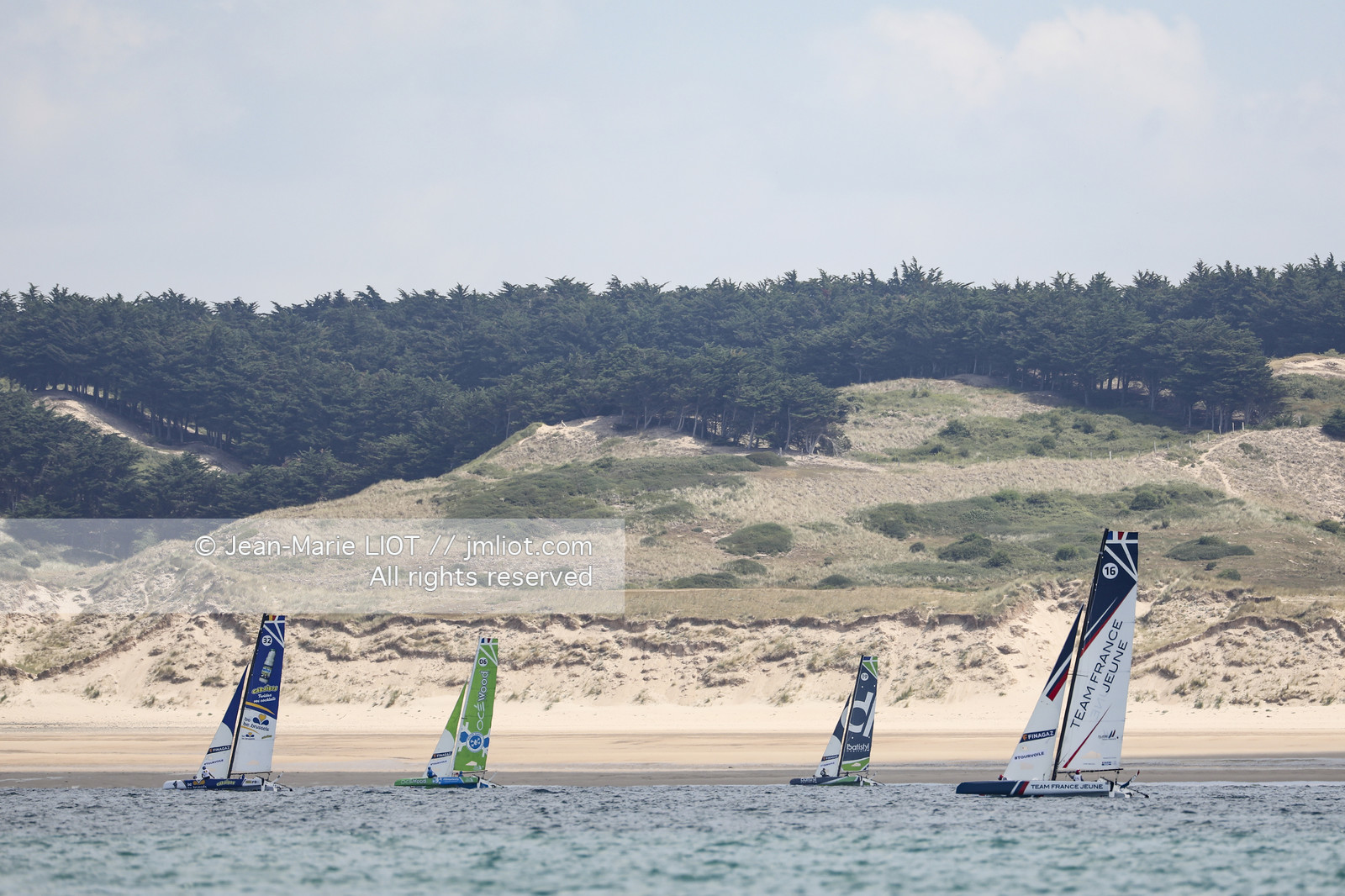 Tour Voile 2018, acte de Barneville-Carteret, le 12 juillet 2018..Photo : Jean-Marie LIOT   ASO