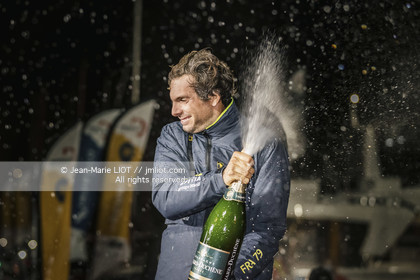 VENDEE GLOBE 2020-2021 - ARRIVEE CHARLIE DALIN