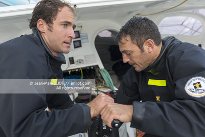 SAILING - TRANSAT JACQUES VABRE 2017 - FENETREA MIX BUFFET - ERWAN LE ROUX - VINCENT RIOU