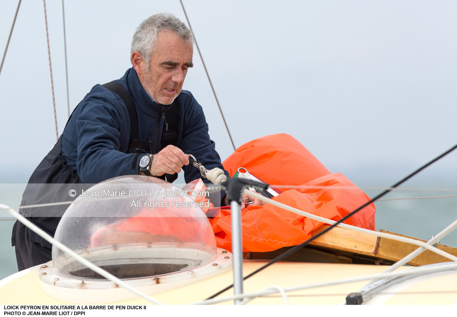 LOICK PEYRON A BORD DE PEN DUICK II
