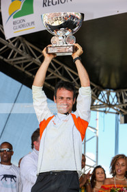 ROUTE DU RHUM 2010 - FRANCK CAMMAS - ARRIVEE