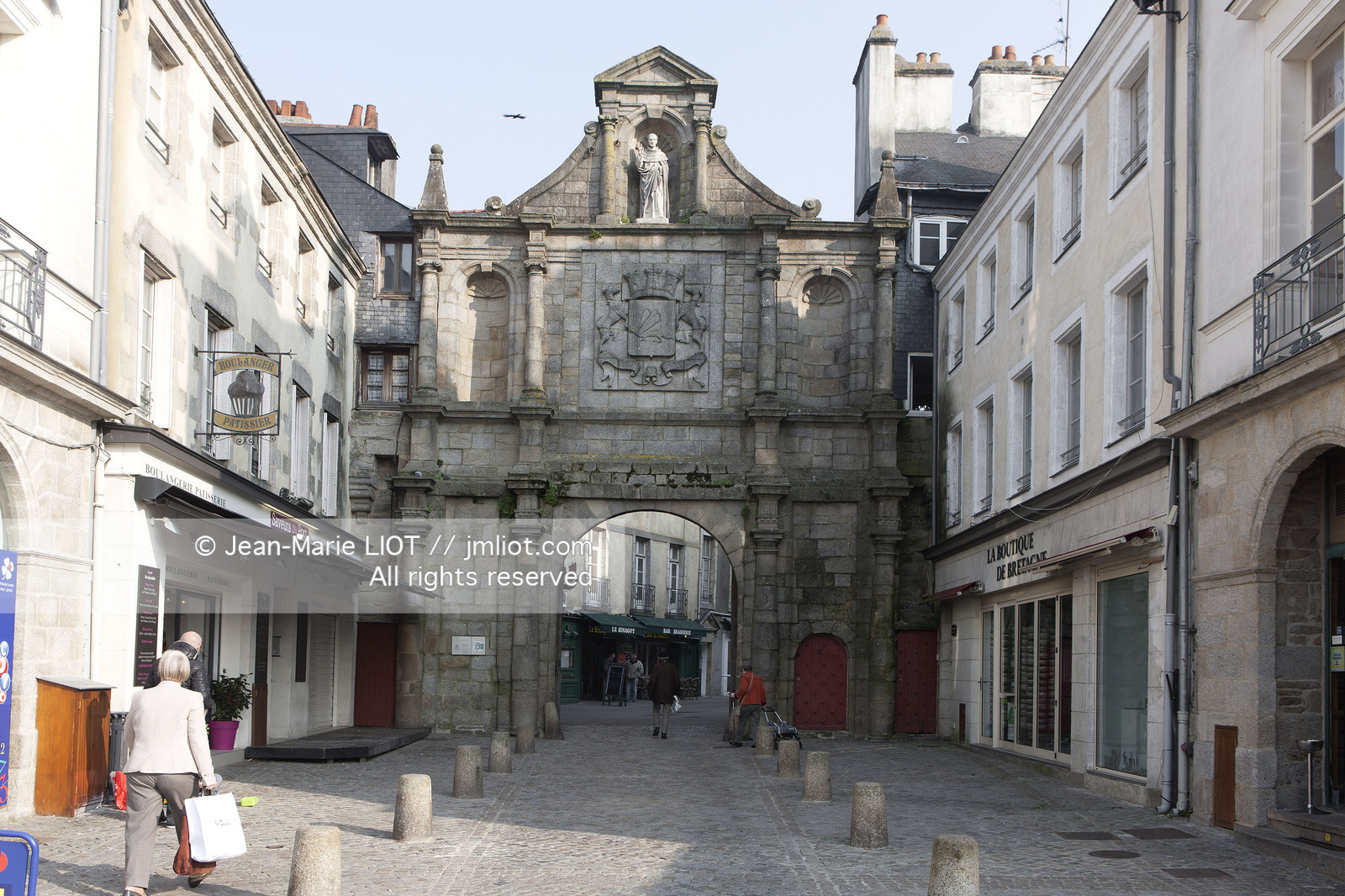 VANNES-MORBIHAN.LA PORTE SAINT VINCENT.PHOTO© JEAN-MARIE LIOT.
