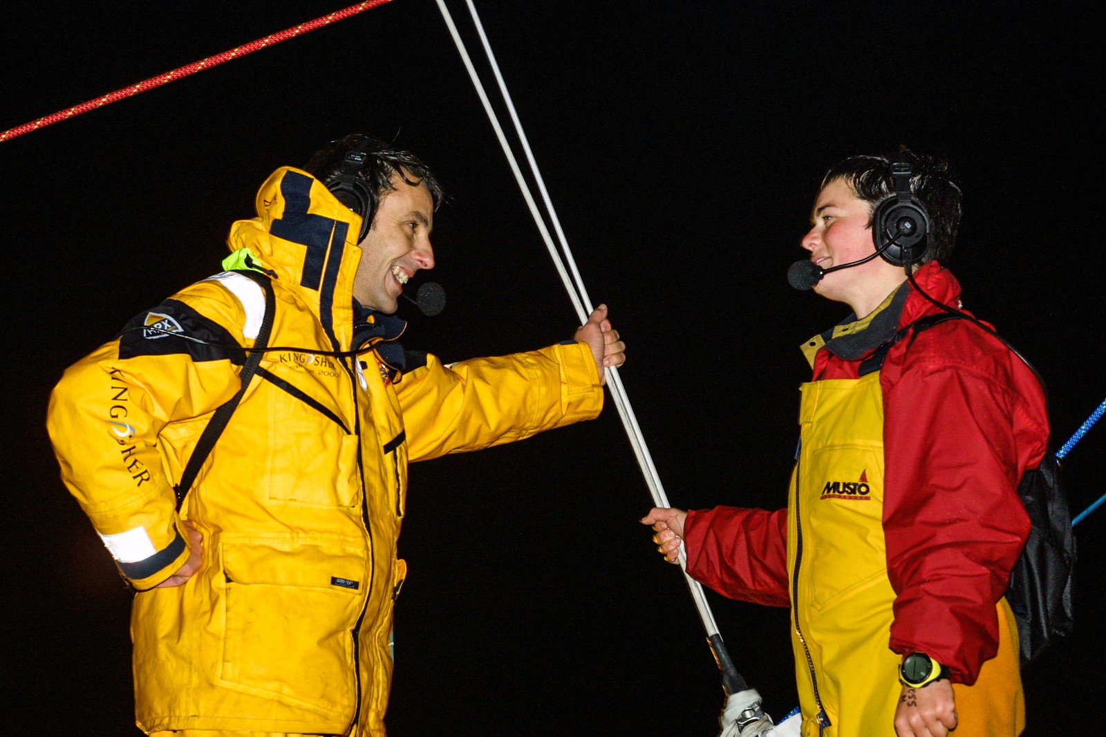ARRIVEE ELLEN MACARTHUR - 2E