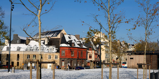 VANNES SOUS LA NEIGE