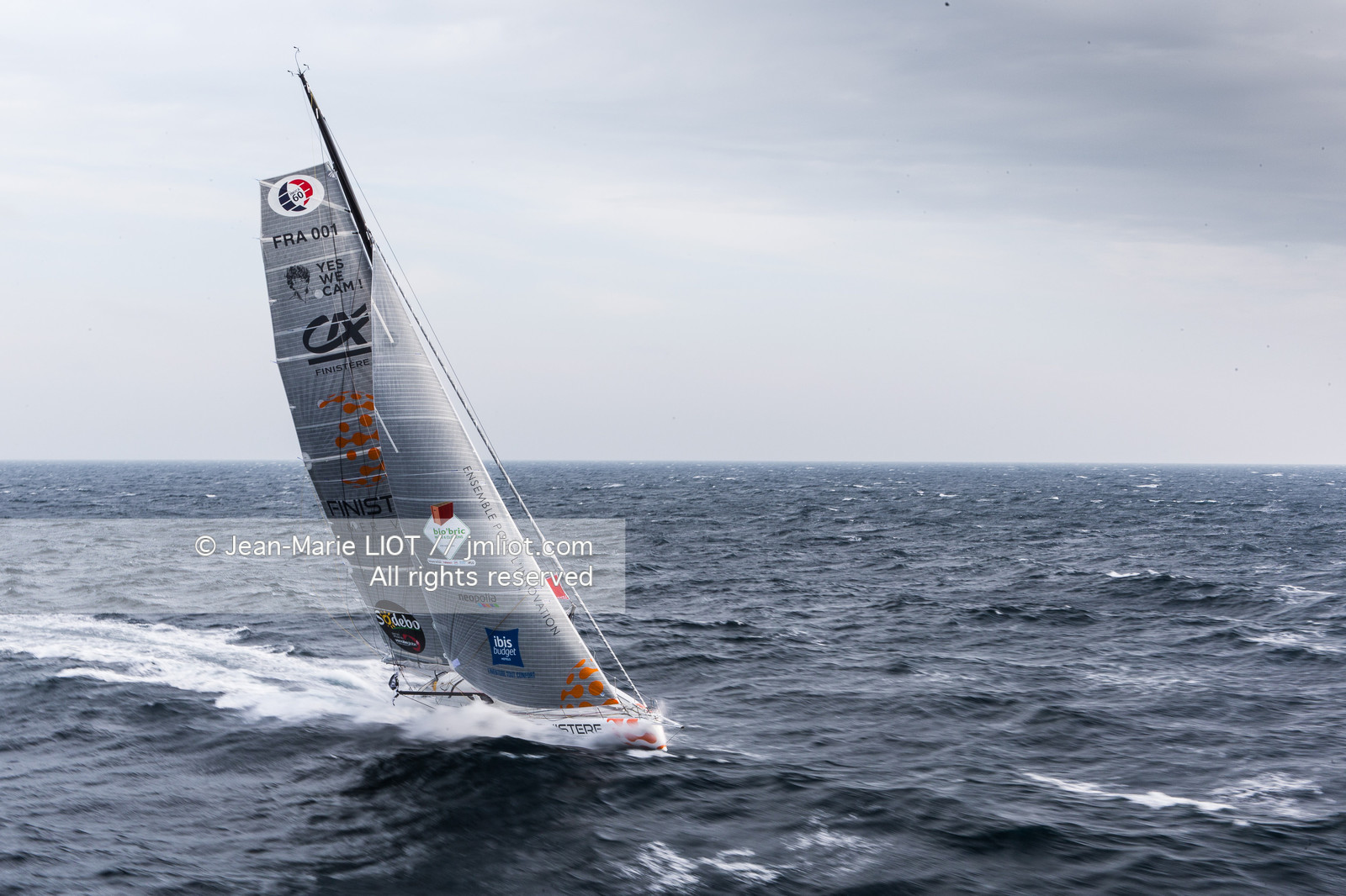 VENDEE GLOBE 2016-2017 - JEAN LE CAM - FINISTERE MER VENT