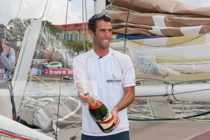 ROUTE DU RHUM 2010 - ARRIVEE DE ARMEL LE CLEAC'H