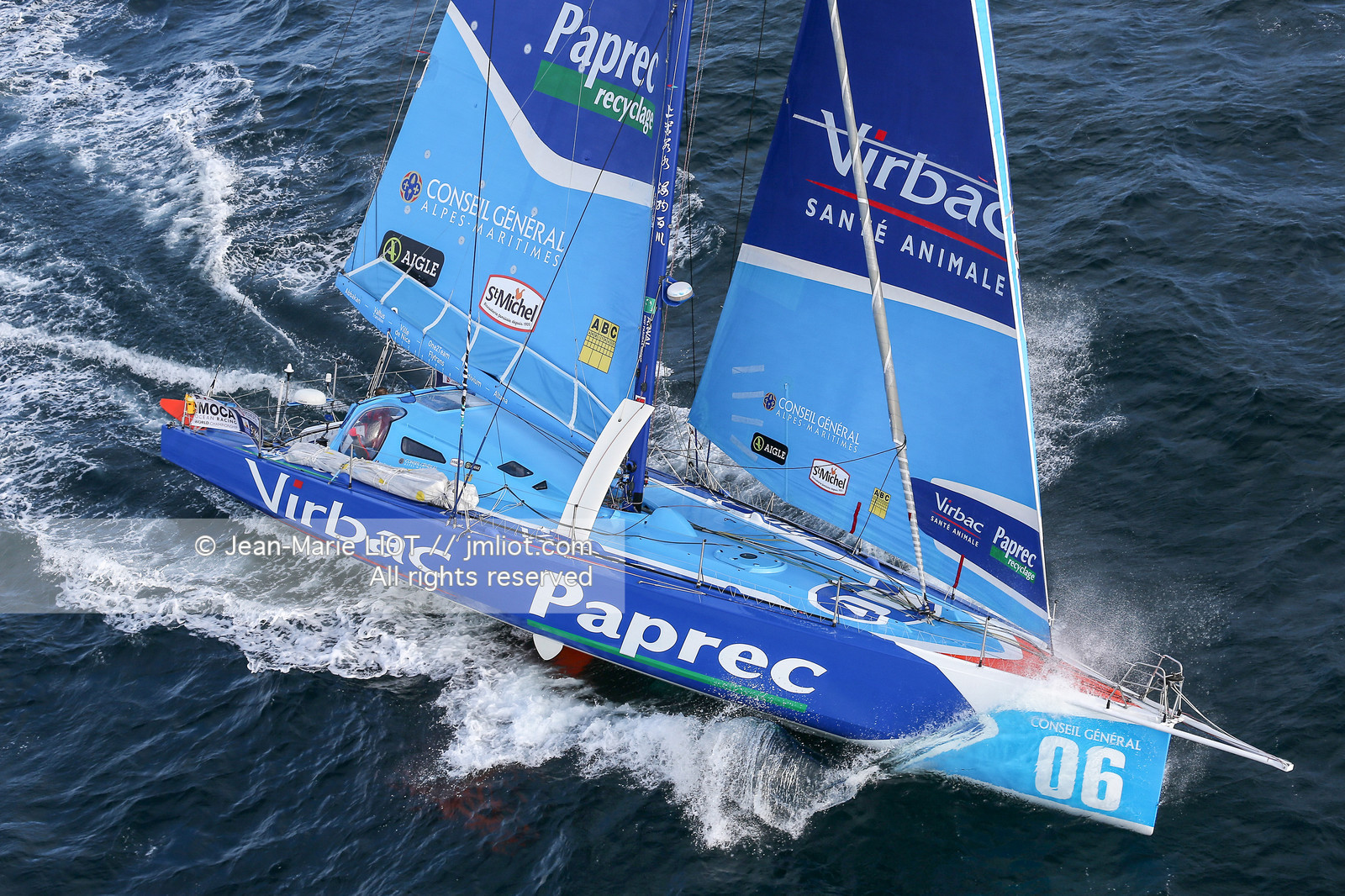 VENDEE GLOBE 2012-2013 - DEPART- JEAN-MARIE LIOT DPPI