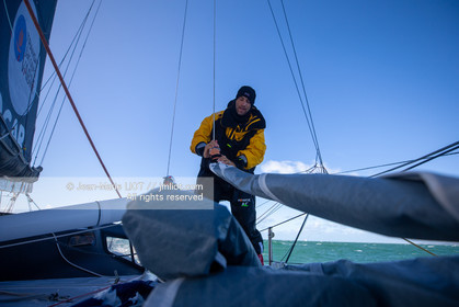 FABRICE AMEDEO ET ERIC PERON - TRANSAT JACQUES VABRE 2019 - A BORD