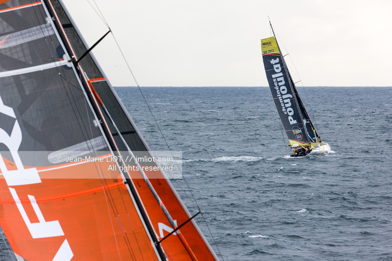 VENDEE GLOBE 2012-2013 - DEPART- JEAN-MARIE LIOT DPPI