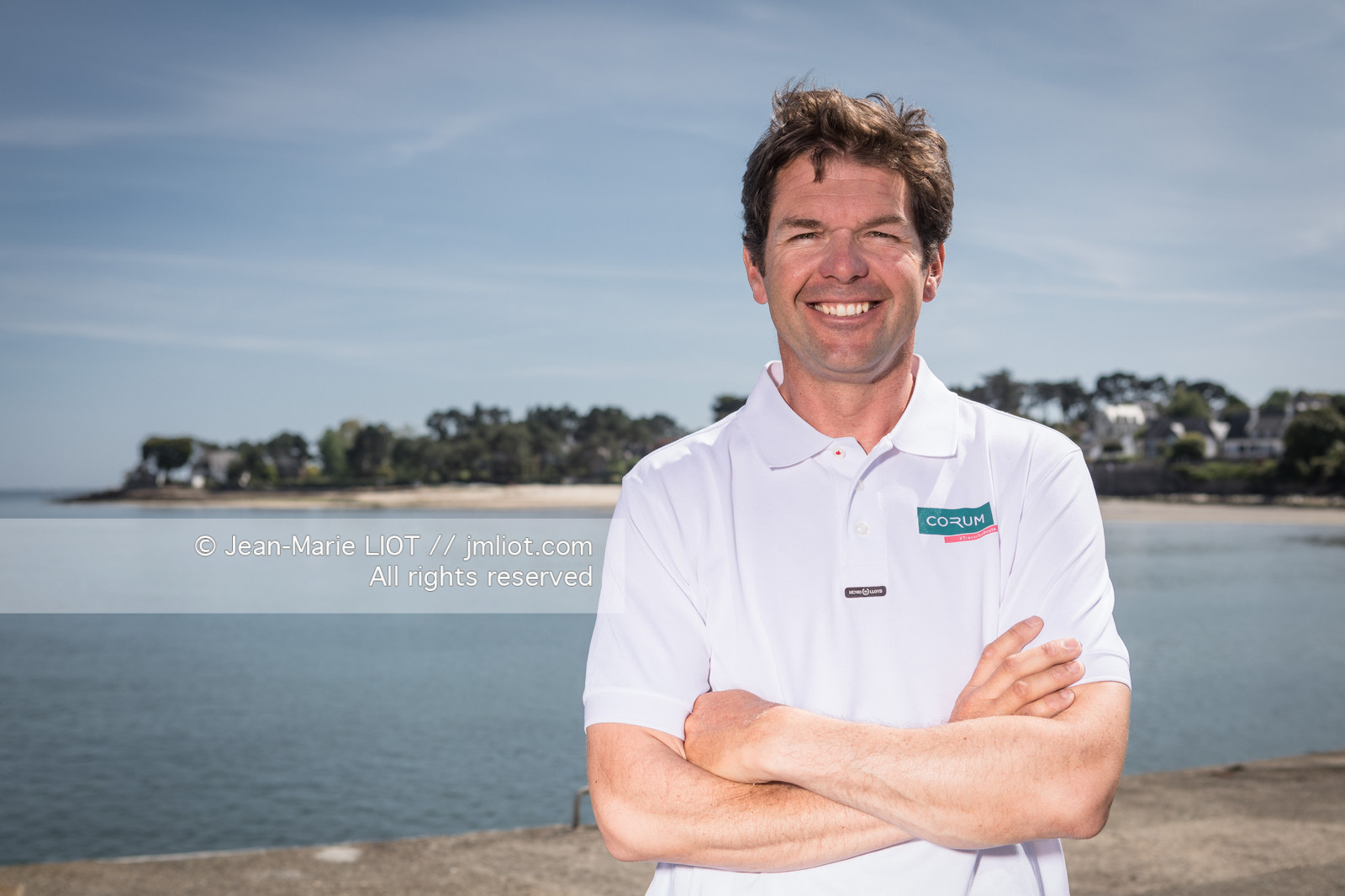 NICOLAS TROUSSEL 2018 - CLASS 40 CORUM - CHANTIER - PORTRAIT