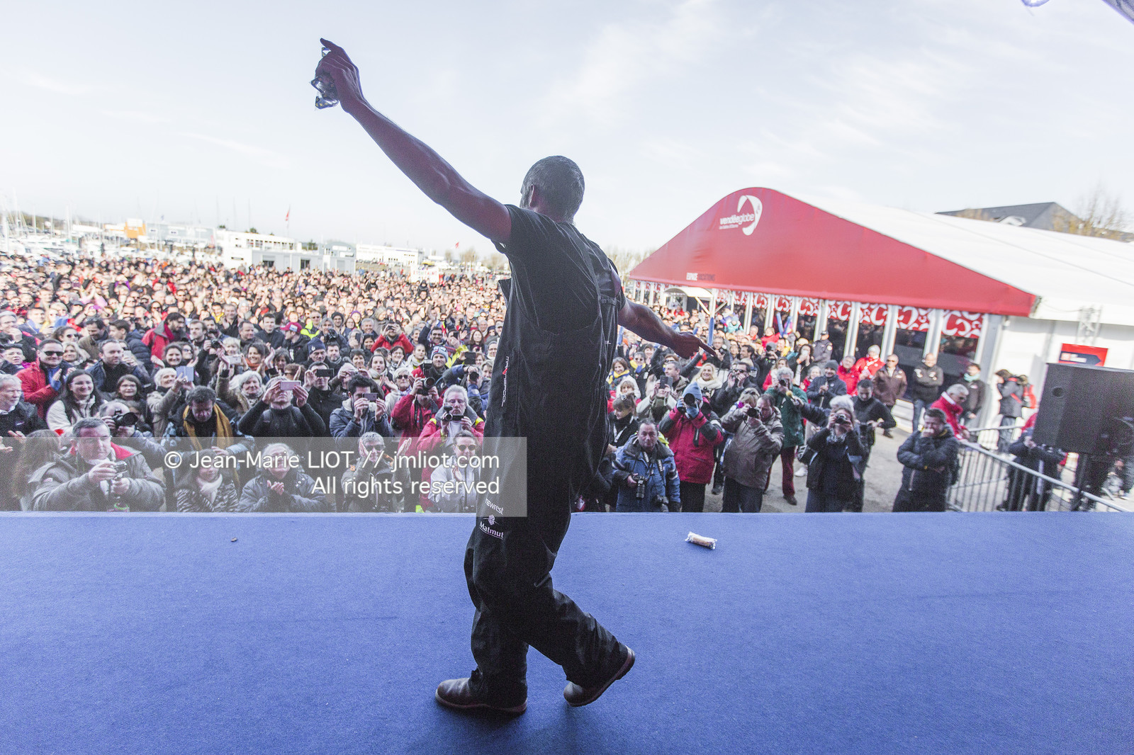 VENDEE GLOBE 2016-2017 - FABRICE AMEDEO - NEWREST-MATMUT - ARRIVEE