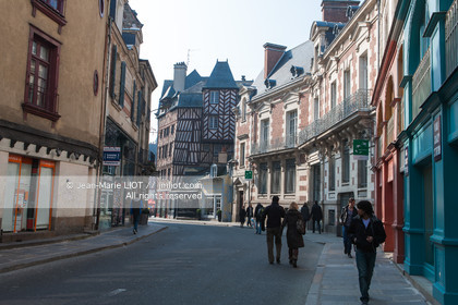 France, Bretagne, ile et vilaine monuments et visite de la ville de rennes. Photo © Jean-Marie Liot.