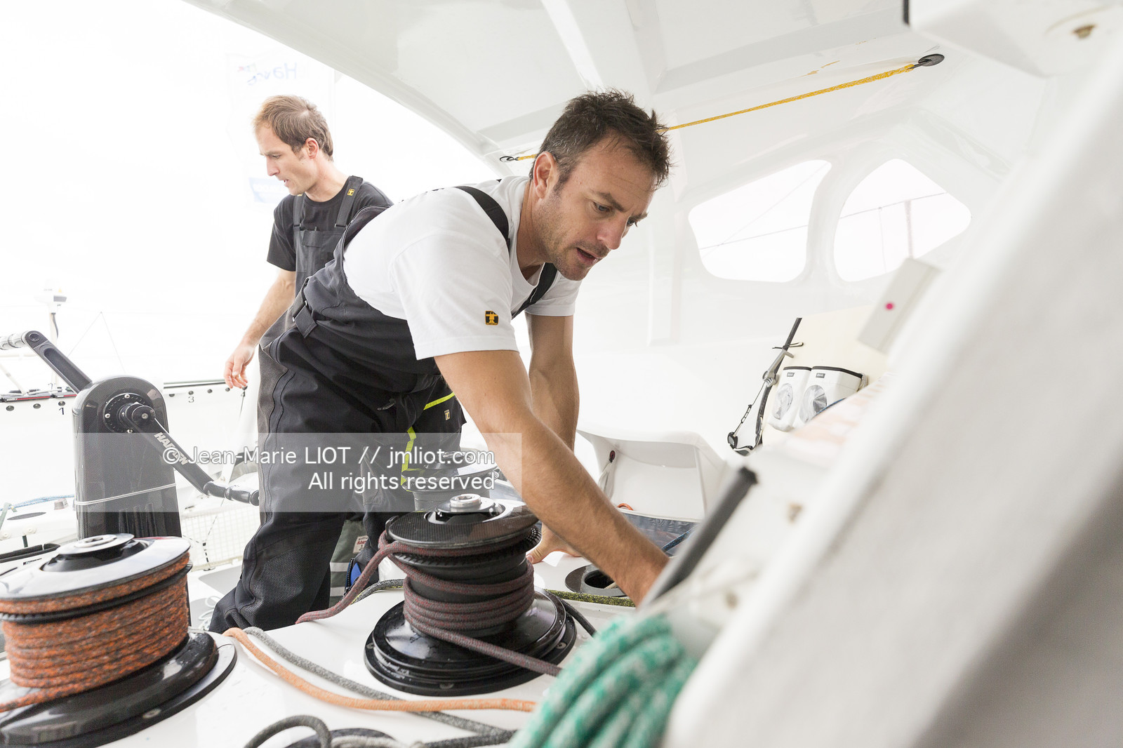SAILING - TRANSAT JACQUES VABRE 2017 - FENETREA MIX BUFFET - ERWAN LE ROUX - VINCENT RIOU