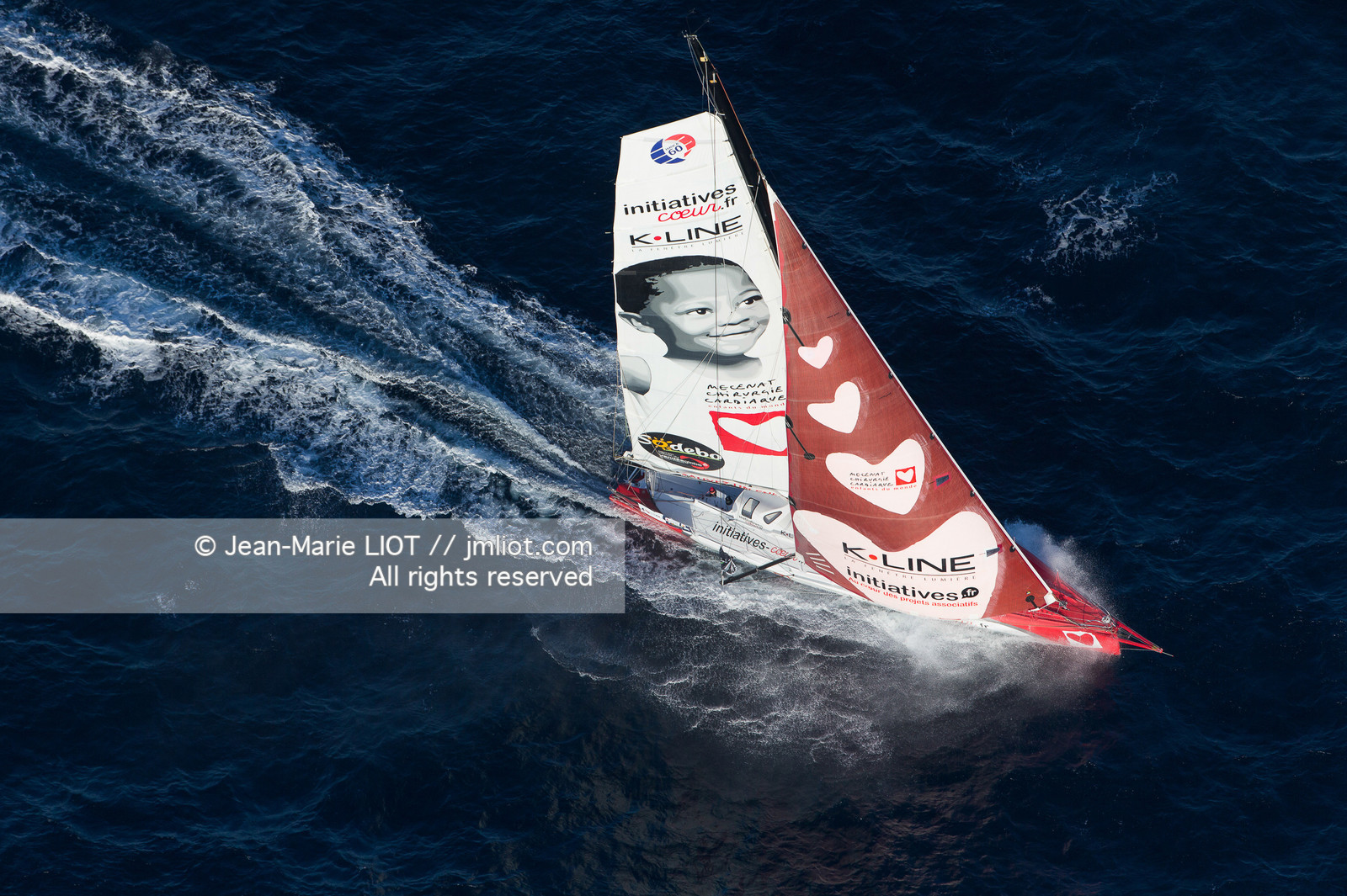 VENDEE GLOBE 2016-2017 - TANGUY DE LAMOTTE - INITIATIVES COEUR