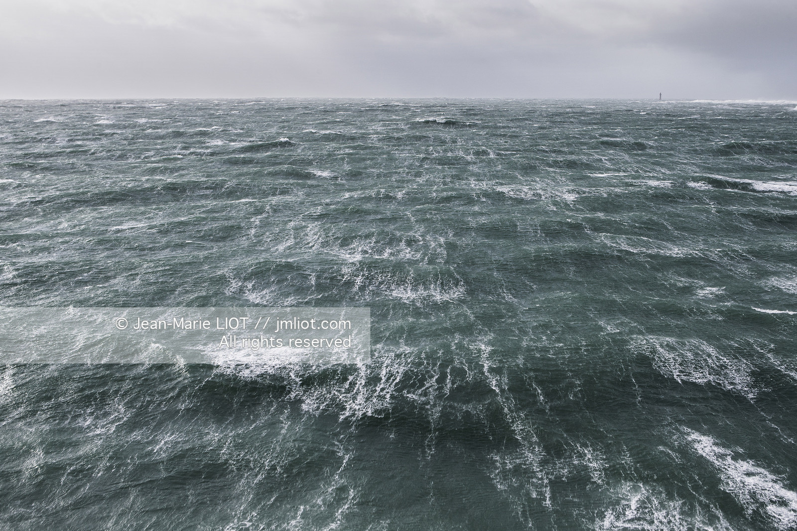 Les phares d'Iroise dans la tempête Ruth