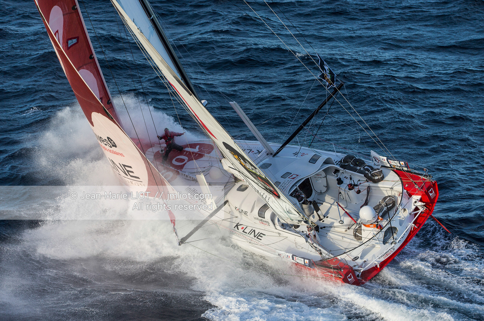 VENDEE GLOBE 2016-2017 - TANGUY DE LAMOTTE - INITIATIVES COEUR