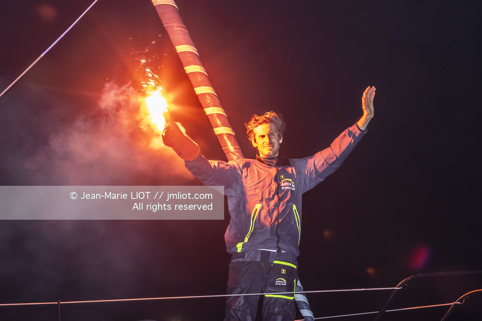 VENDEE GLOBE 2020-2021 - ARRIVEE CHARLIE DALIN