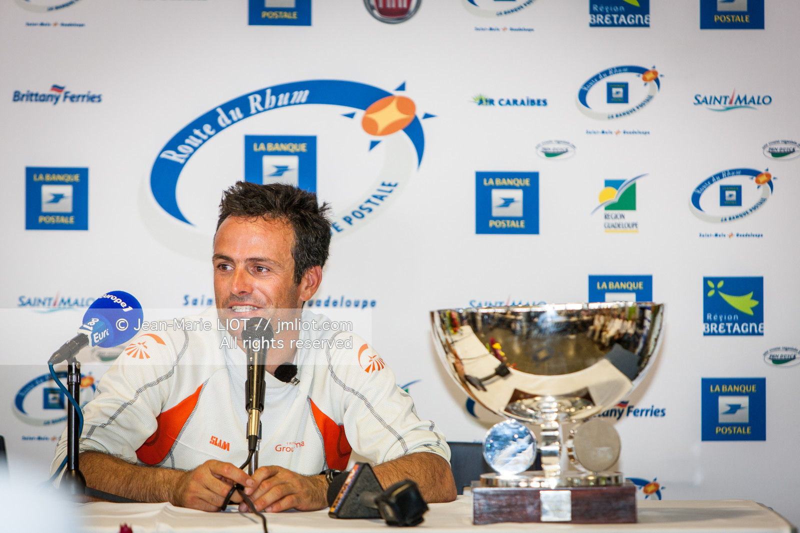 ROUTE DU RHUM 2010 - FRANCK CAMMAS - ARRIVEE