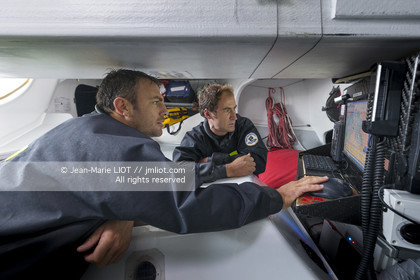 SAILING - TRANSAT JACQUES VABRE 2017 - FENETREA MIX BUFFET - ERWAN LE ROUX - VINCENT RIOU