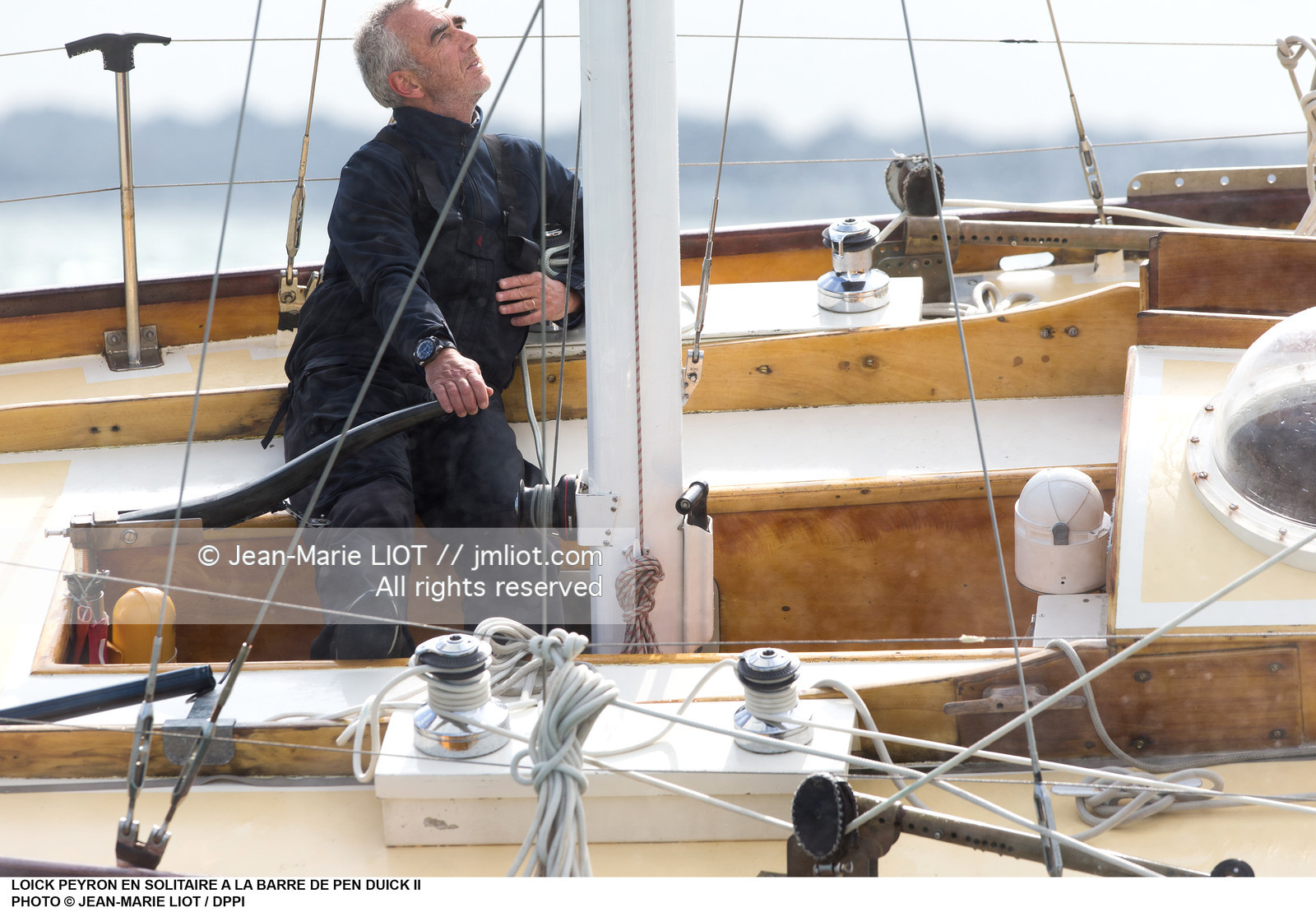 LOICK PEYRON A BORD DE PEN DUICK II