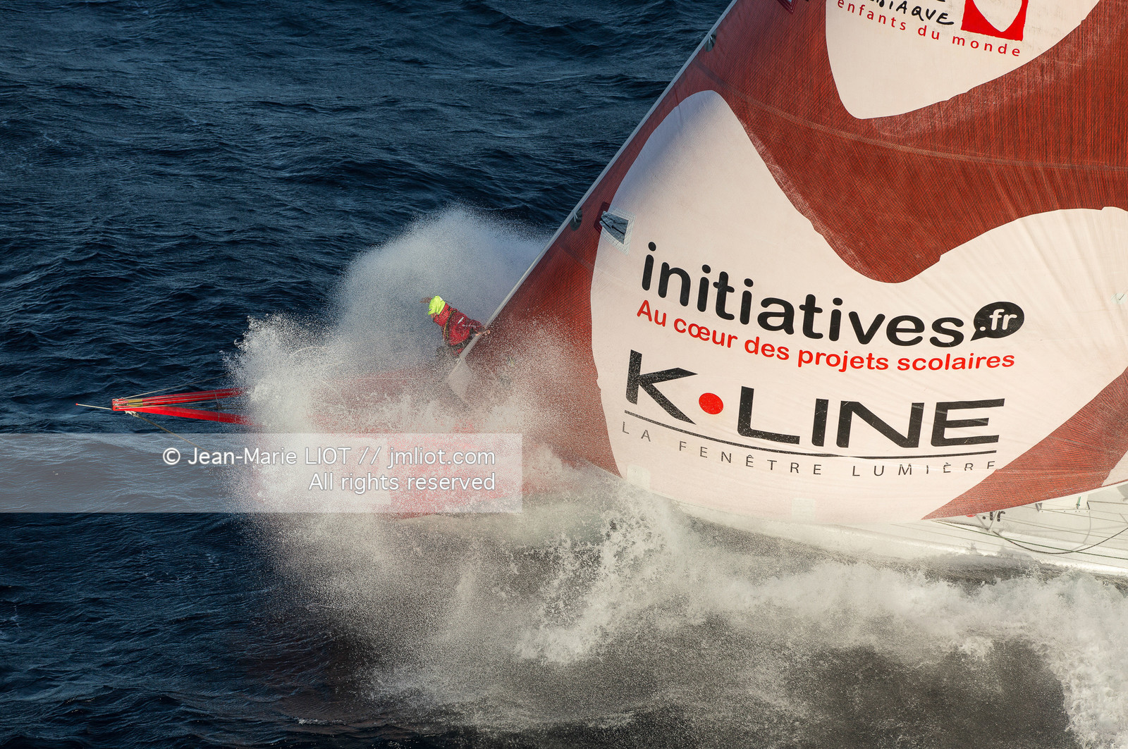 VENDEE GLOBE 2016-2017 - TANGUY DE LAMOTTE - INITIATIVES COEUR