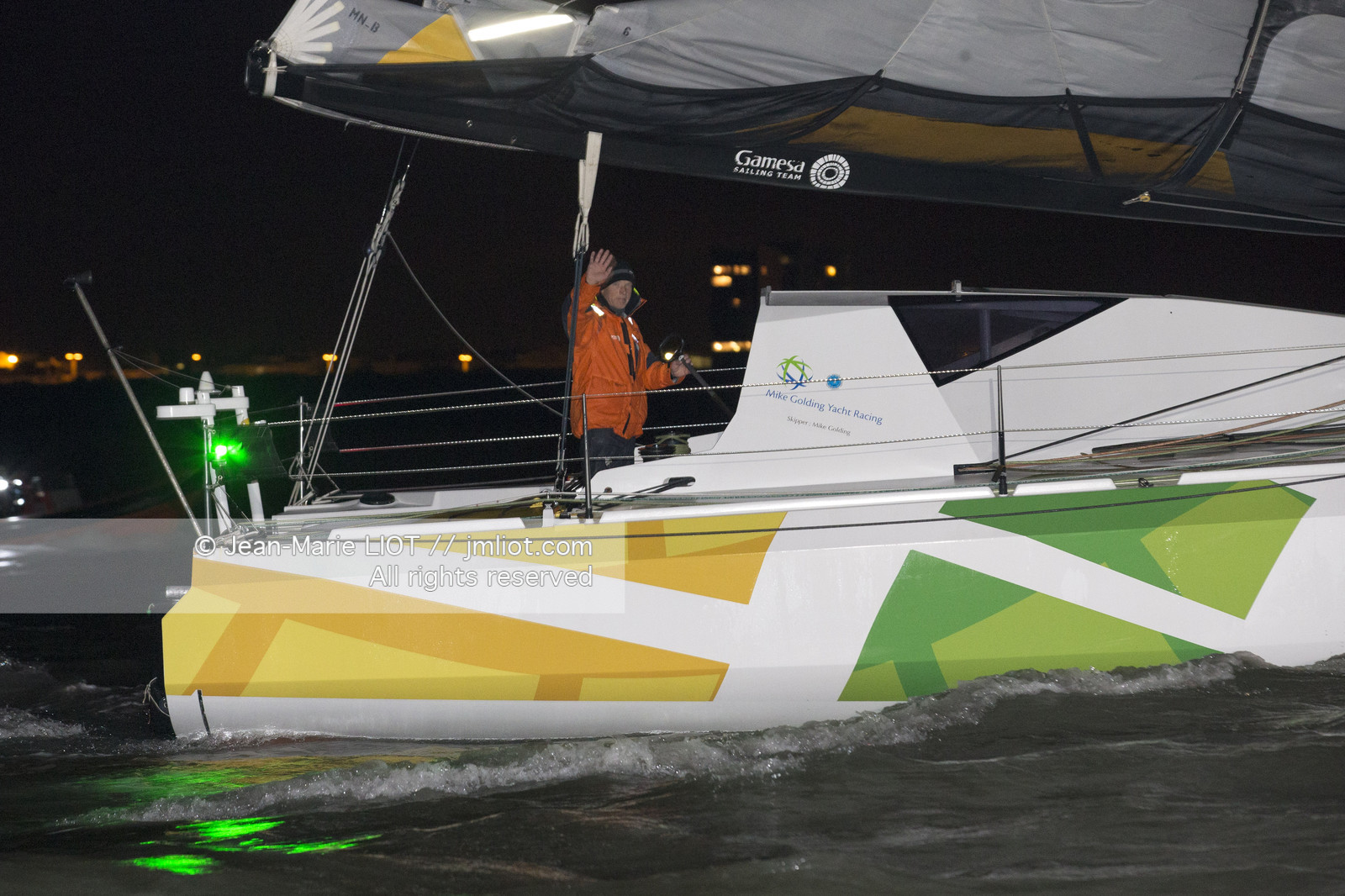 ARRIVEE MIKE GOLDING (GB) - GAMESA