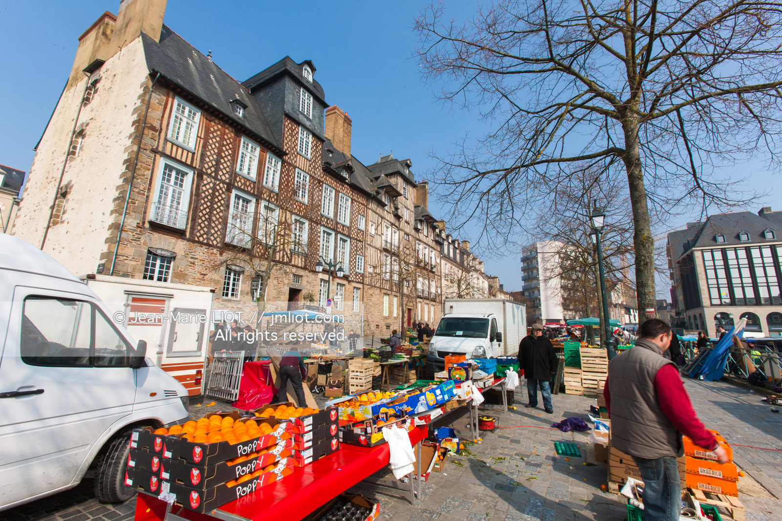 France, Bretagne, ile et vilaine monuments et visite de la ville de rennes. Photo © Jean-Marie Liot.