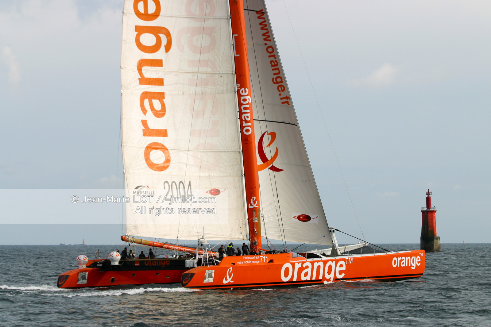 ARRIVEE ORANGE 2 BRUNO PEYRON