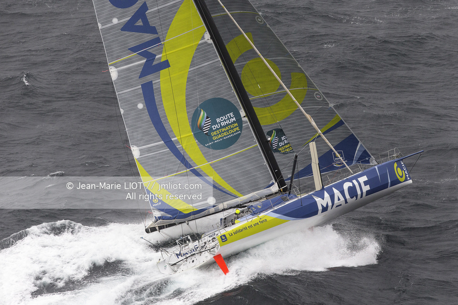 IMOCA - MACIF 2014 - BI RHUM AERIAL